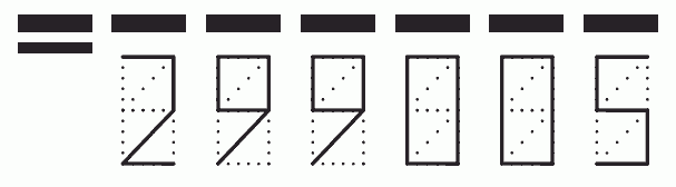 Пример заполнения индекса 299005