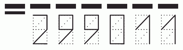 Пример заполнения индекса 299011