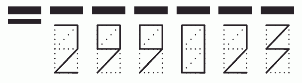 Пример заполнения индекса 299023