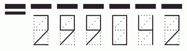 Пример заполнения индекса 299042