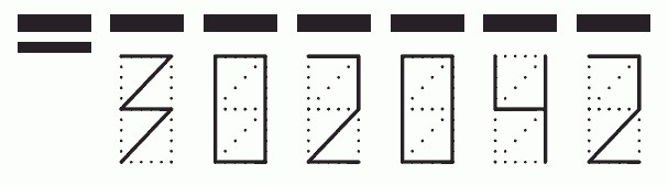 Пример заполнения индекса 302042