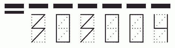 Пример заполнения индекса 303004