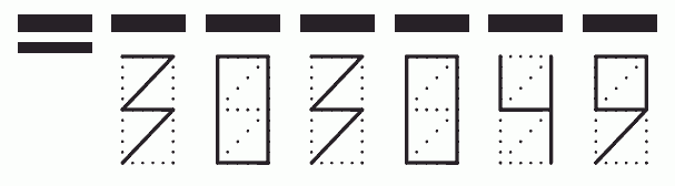 Пример заполнения индекса 303049