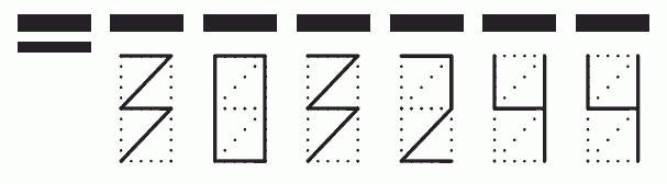 Пример заполнения индекса 303244