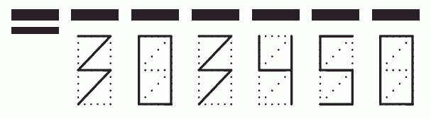 Пример заполнения индекса 303450