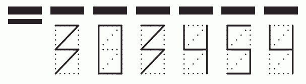 Пример заполнения индекса 303454