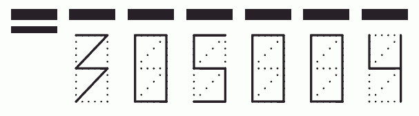 Пример заполнения индекса 305004