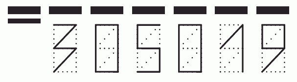 Пример заполнения индекса 305019