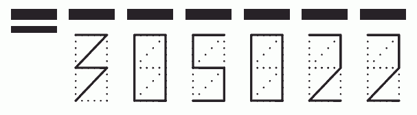 Пример заполнения индекса 305022