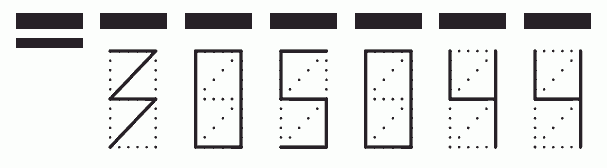Пример заполнения индекса 305044