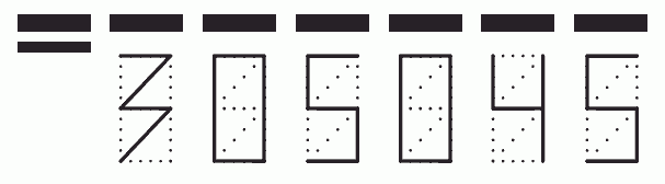 Пример заполнения индекса 305045