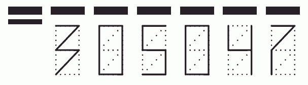 Пример заполнения индекса 305047