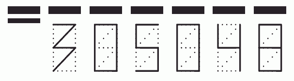 Пример заполнения индекса 305048