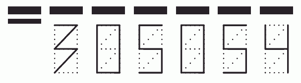 Пример заполнения индекса 305054