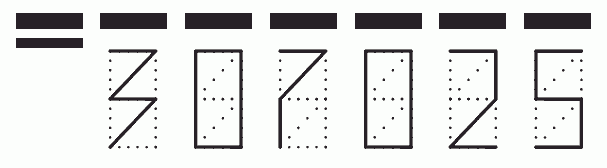 Пример заполнения индекса 307025