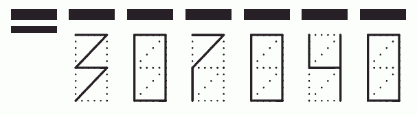 Пример заполнения индекса 307040