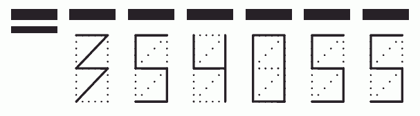 Пример заполнения индекса 354055