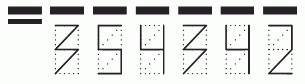 Пример заполнения индекса 354342