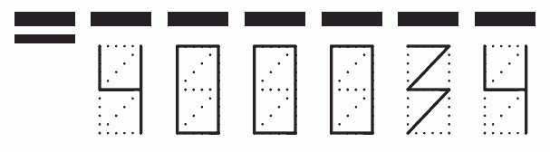 Пример заполнения индекса 400034