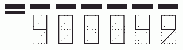 Пример заполнения индекса 400049