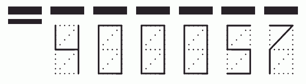 Пример заполнения индекса 400057