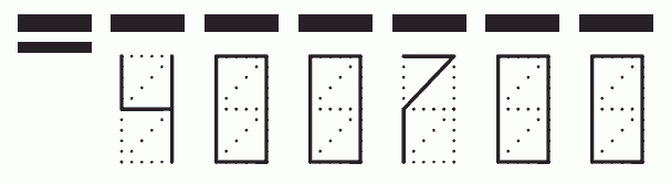 Пример заполнения индекса 400700
