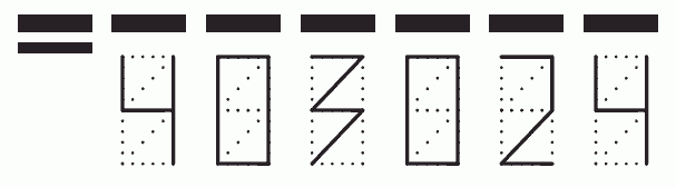 Пример заполнения индекса 403024