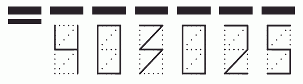 Пример заполнения индекса 403025