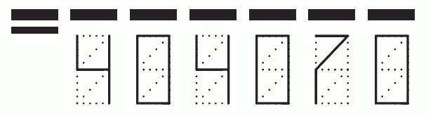 Пример заполнения индекса 404070