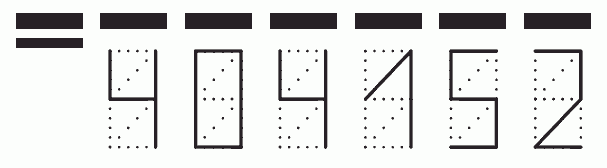 Пример заполнения индекса 404152