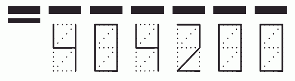 Пример заполнения индекса 404200