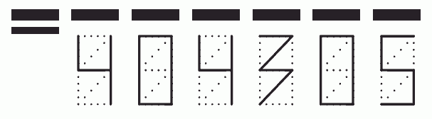 Пример заполнения индекса 404305