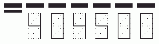 Пример заполнения индекса 404500