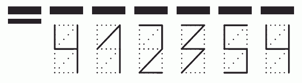 Пример заполнения индекса 412354