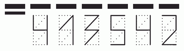 Пример заполнения индекса 413542