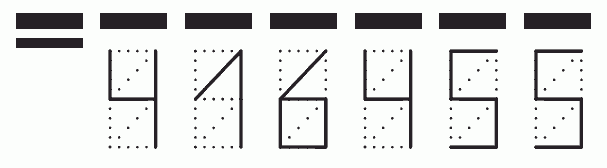 Пример заполнения индекса 416455