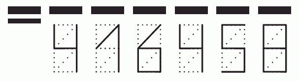 Пример заполнения индекса 416458