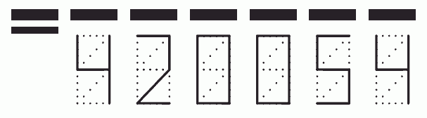 Пример заполнения индекса 420054