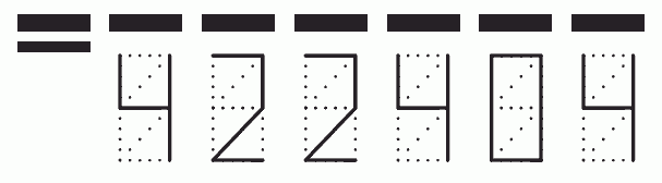 Пример заполнения индекса 422404