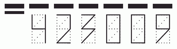 Пример заполнения индекса 423009