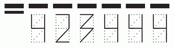 Пример заполнения индекса 423444