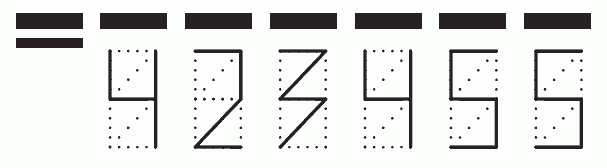 Пример заполнения индекса 423455