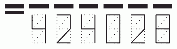 Пример заполнения индекса 424028