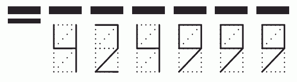 Пример заполнения индекса 424999