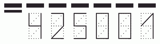 Пример заполнения индекса 425001