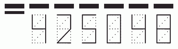 Пример заполнения индекса 425048