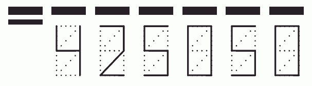 Пример заполнения индекса 425050