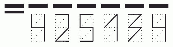 Пример заполнения индекса 425134