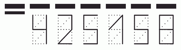 Пример заполнения индекса 425158