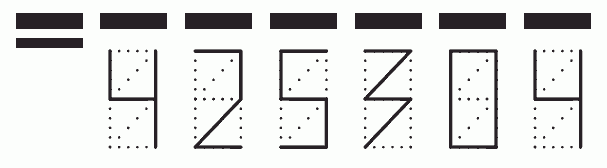 Пример заполнения индекса 425304